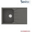 Sanitec Ultra Granite 807 Ένθετος Νεροχύτης Γρανίτη Αντιστρεφόμενος Ματ Pietra 79x50cm