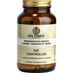 Bio Tonics Sphaeranthus Indicus Flower Fat Controller Συμπλήρωμα Διατροφής 90 Κάψουλες