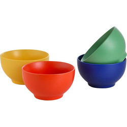 BENETTON Σετ 4 Τεμάχια Μπολ Κεραμικό 650ml 14cm 4 Χρώματα BE-0362 BGBE000362