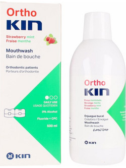 Kin Orthokin Strawberry Mint Mouthwash 500ml