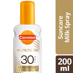 Carroten Protect & Tan Αντηλιακό Γαλάκτωμα Σώματος SPF30 200ml