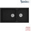 Sanitec Classic 307 Επικαθήμενος Νεροχύτης Γρανίτη Αντιστρεφόμενος Ματ Granite Black 92x51cm
