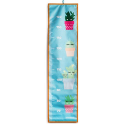 THE TOY BIN Growth Chart, Happy Cactus, Υφασμάτινο Αναστημόμετρο Τοίχου - 1τεμ
