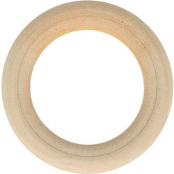 Κρίκος Artemio Ξύλινος 40x7.5mm 6 Τεμάχια