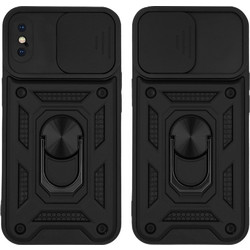 Sonique Ring Armor CamPro Θήκη iPhone X / XS Black