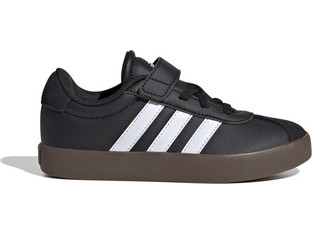 Adidas VL Court 3.0 Παιδικά Sneakers Μαύρα ID9154