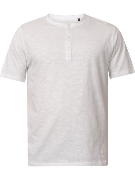Zero BUTTONS T-SHIRT Λευκό