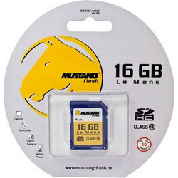 Mustang 16GB LE Mans SDHC Class 10