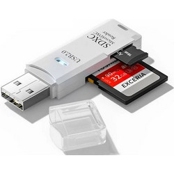USB card Reader για SD και Micro SD
