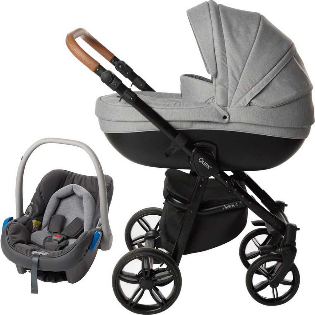 Quax Avenue Chevron Καρότσι Μωρού σε Grey