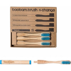Boobam Brush X- Change Medium Οδοντόβουρτσες 4τμχ Μπλε