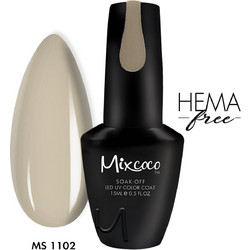 Mixcoco Soak-Off Led Uv Color Coat MS 1102 Ημιμόνιμο Βερνίκι Νυχιών 15ml