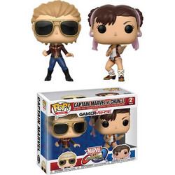 Funko Pop! Games Marvel Vs. Capcom Infinite Captain Marvel Vs Chun-Li