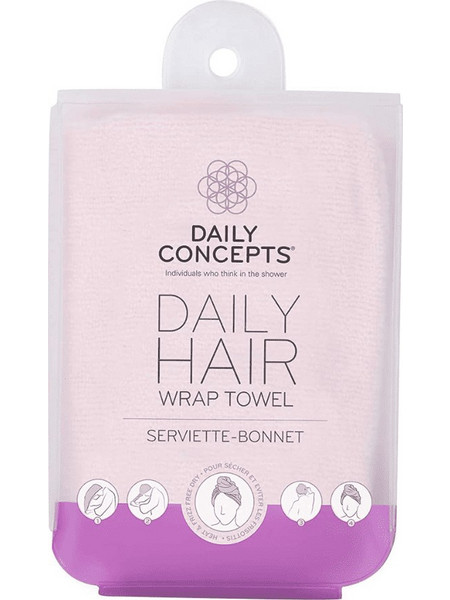 Daily Concepts Hair Towel - Pink