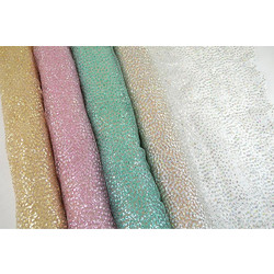 Ύφασμα Τούλι Παγιέτα με Glitter