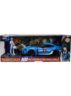 Jada Robotech Max Sterling & 2020 Toyota Supra Φιγούρα Δράσης για 8+ Ετών