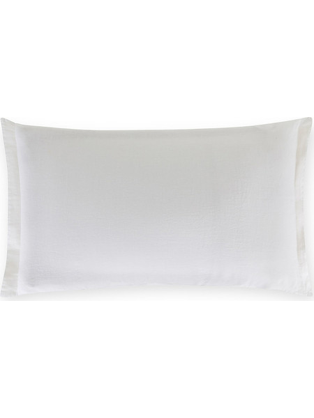 Coincasa μαξιλαροθήκη μονόχρωμη Zefiro 50 x 80 cm - 007242456 Λευκό
