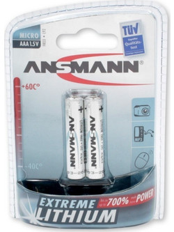 Ansmann Extreme Lithium AAA 2τμχ