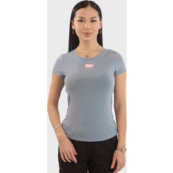EA7 ARMANI T-SHIRT ΜΠΛΟΥΖΑ ΓΥΝΑΙΚΕΙΑ - ΓΑΛΑΖΙΟ - 3DTT17TJKUZ