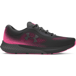 Under Armour Charged Rogue 4 Γυναικεία Αθλητικά Παπούτσια για Τρέξιμο Μαύρα Φούξια 3027005-101