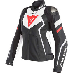 Dainese Avro 4 Lady Matt Black/White/Red Fluo