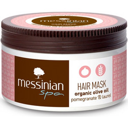 Messinian Spa Ρόδι & Δαφνέλαιο Μάσκα Μαλλιών για Επανόρθωση & Ψαλίδα 250ml