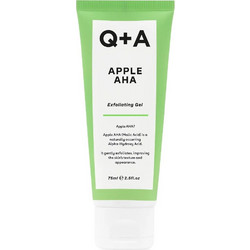 Q+A Apple AHA Exfoliating Gel Μανδελικό Ενυδατικό Scrub Προσώπου 75ml