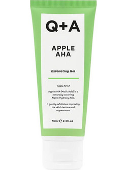 Q+A Apple AHA Exfoliating Gel Μανδελικό Ενυδατικό Scrub Προσώπου 75ml