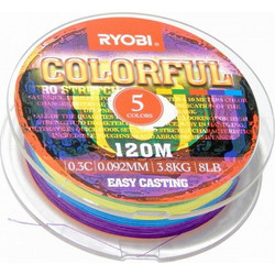 Νήμα Οκτάκλωνο Ryobi Colorfull 8Braid 120m RY.062120