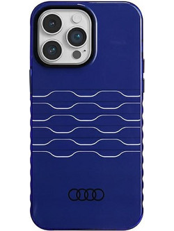 Audi IML MagSafe case for iPhone 14 Pro Max - blue
