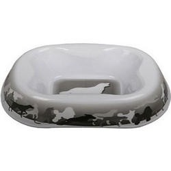 PET INTEREST MELAMINE ΜΠΟΛ ΓΙΑ ΣΚΥΛΟ 2 ΘΕΣΕΩΝ 400ML ΛΕΥΚΟ