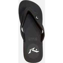 RUSTY Men Pipin Flip Flops - BLACK / WHITE - FOM0250