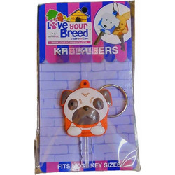 LOVE YOUR BREED KEY COVER ΜΠΡΕΛΟΚ ΣΚΥΛΑΚΙ ΠΟΡΤΟΚΑΛΙ