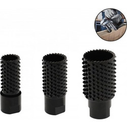 Σετ κυλινδρικές ράσπες ξύλου Φ20mm/Φ25mm/Φ30mm για γωνιακό τροχό Μ14 3 τεμ. 66033 HOTAI TOOLS