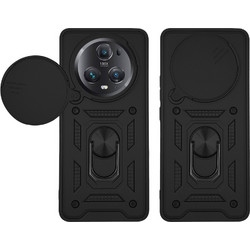 Sonique Ring Armor CamPro Θήκη (Honor Magic5 Pro 5G) Μαύρο