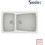 Sanitec Classic 320 Επικαθήμενος Νεροχύτης Γρανίτη Αντιστρεφόμενος Ματ Granite White 79x50cm