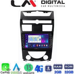 LM Digital ZG8014 Ηχοσύστημα Αυτοκινήτου με Οθόνη Αφής & GPS