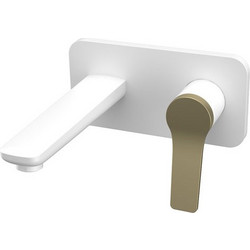 Μπαταρία νιπτήρος εντοιχισμού ANDARE Bianco Bronze WNW148073PH-B KARAG