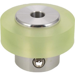 Dciustfhe 100 mm Aluminium Polyurethane Industrial Encoder Wheel