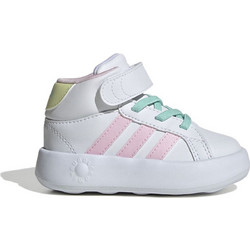 Adidas Grand Court Παιδικά Sneakers Μποτάκια Λευκά IE8704