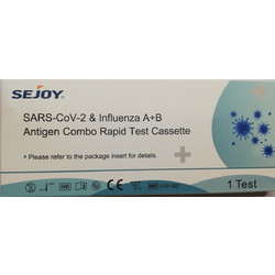 Sejoy Τεστ Αντιγόνου Covid-19 & Γρίπης A/Β 1τμχ