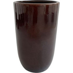 Γλάστρα Kεραμική Terracota Mεγάλη Kαφέ (68 cm)