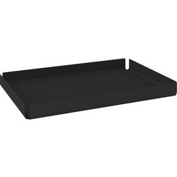 Διακοσμητικός Δίσκος (Ortho) - Matt Black, Pam & Co, W30 x D20 x H3 (cm) 33020-403