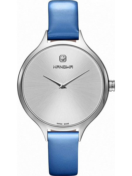 Hanowa Glossy Γυναικείο Ρολόι με Μπλε Δερμάτινο Λουράκι 16-6058.04.001.059