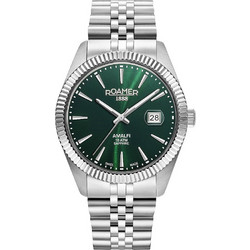 Roamer Ανδρικό Ρολόι με Ασημί Μεταλλικό Μπρασελέ R852833417520