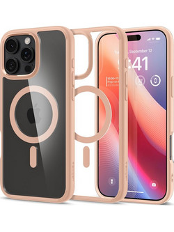 Spigen Ultra Hybrid MagSafe Back Cover Rose Titanium (iPhone 16 Pro Max)