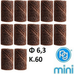 PG mini Γυαλόχαρτα για κυλινδράκι Φ6,3 No.60 (M.3680)