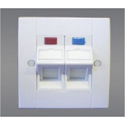 Πρίζα υπό γωνία CAT6 UTP διπλή european 01-61-911E