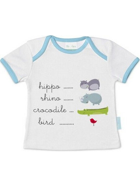 Παιδικό Μπλούζα με Κοντό Μανίκι HappyFriday Mr Fox Hippo Πολύχρωμο 12-18 Μηνών
