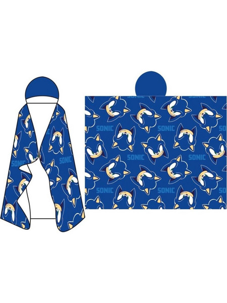 SONIC - Hooded Blanket 120x150cm